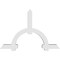 Ekena Millwork Ericson Architectural Grade PVC Gable Bracket, 84"W x 56"H x 6"D x 6"F, 16/12 Pitch GBP084X56X0606ERI00 - alternate 5